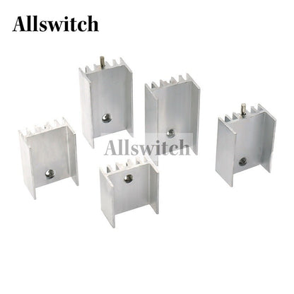 10pcs TO-220 Heatsink Aluminium TO 220 Heat Sink Transistor Radiator TO220 Cooler Cooling