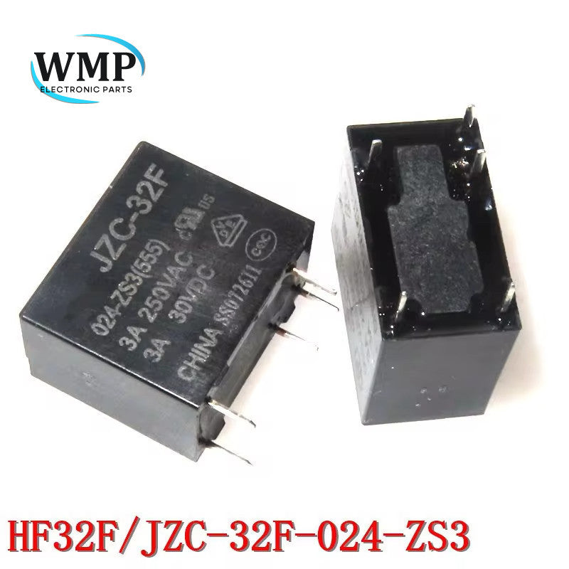 Relay JZC-32F HF32F 005 012 024 -HS HF32F 5V 12V 24V 10A 4PIN 5PIN Relay New and Original