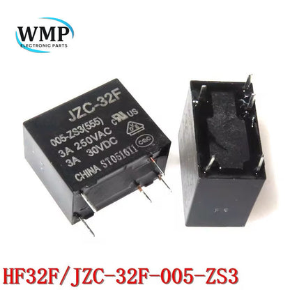 Relay JZC-32F HF32F 005 012 024 -HS HF32F 5V 12V 24V 10A 4PIN 5PIN Relay New and Original