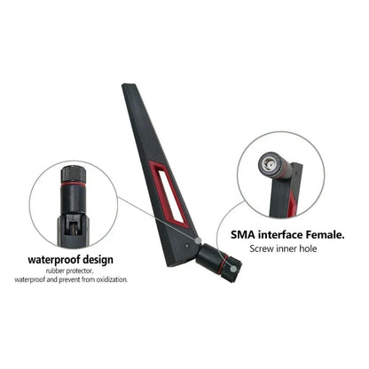 WIFI Antenna 2.4Ghz 5Ghz 5.8Ghz 12Dbi Signal Booster Antenna RP SMA Male Universal Antena Wifi for Amplifier WLAN Router