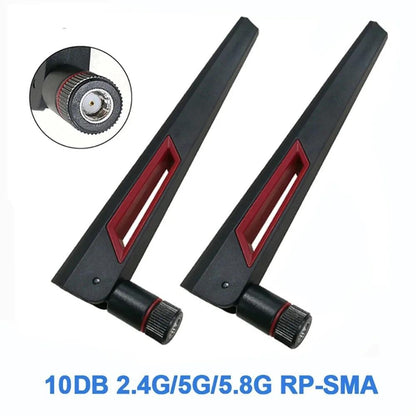 WIFI Antenna 2.4Ghz 5Ghz 5.8Ghz 12Dbi Signal Booster Antenna RP SMA Male Universal Antena Wifi for Amplifier WLAN Router