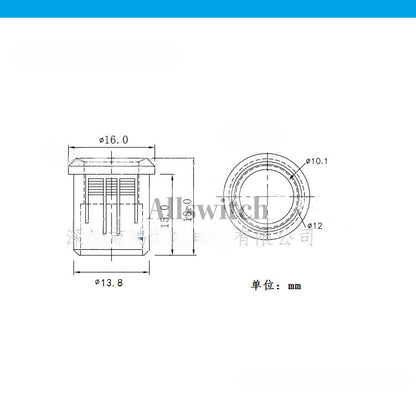 5Pcs 10mm LED with Wire Socket Pre-Wired LED Diode 12V Ultra Brigh LED Lamp with 20cm Wire White Red Green Blue Yellow