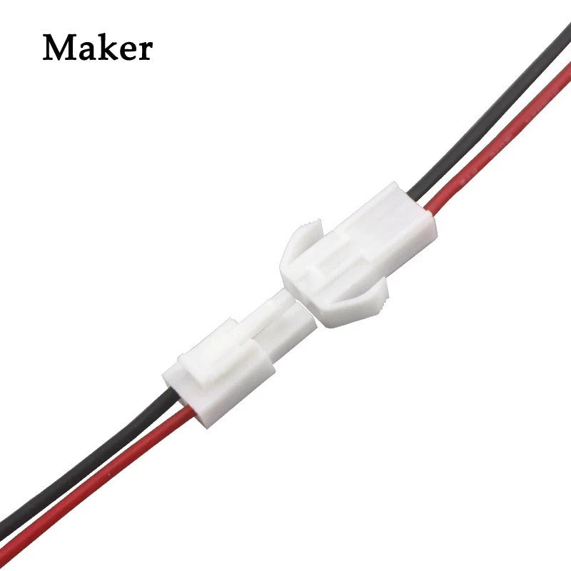 5 Pieces EL-2P 4.5mm Male Female Wire Cable 20cm EL4.5 Connector with Electric Wire