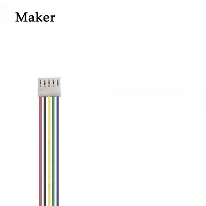 5 Pieces LOT CH3.96 CH3.96mm Cable Plug Connector Tinned Copper Wire 2P 3P 4P 5P 6P Wire 20cm CH3.96 Pitch