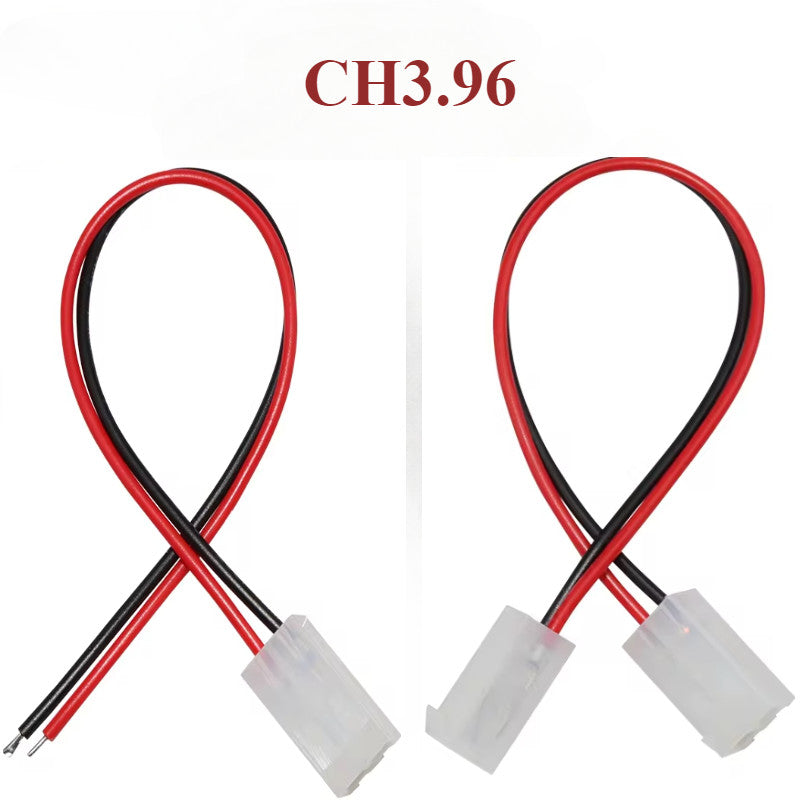5 Pieces LOT CH3.96 CH3.96mm Cable Plug Connector Tinned Copper Wire 2P 3P 4P 5P 6P Wire 20cm CH3.96 Pitch