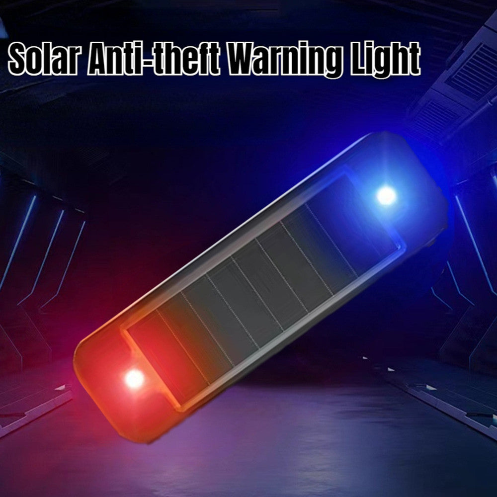Car Anti-theft Solar Warning Light Car Rear Collision Prevention Free Breathing Light Motorcycl Electric Vehicle Bicycle LEDtail