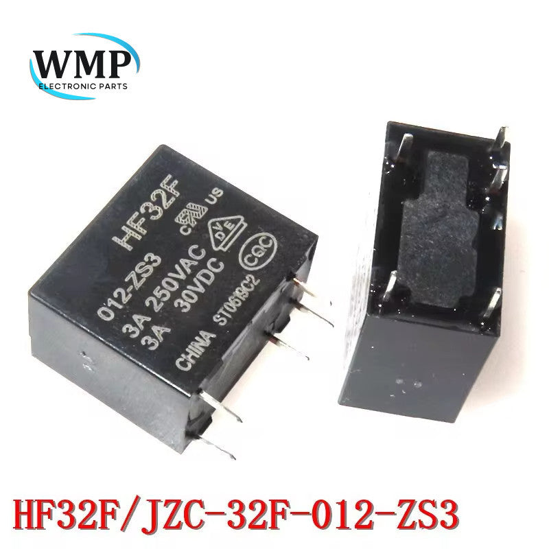 Relay JZC-32F HF32F 005 012 024 -HS HF32F 5V 12V 24V 10A 4PIN 5PIN Relay New and Original