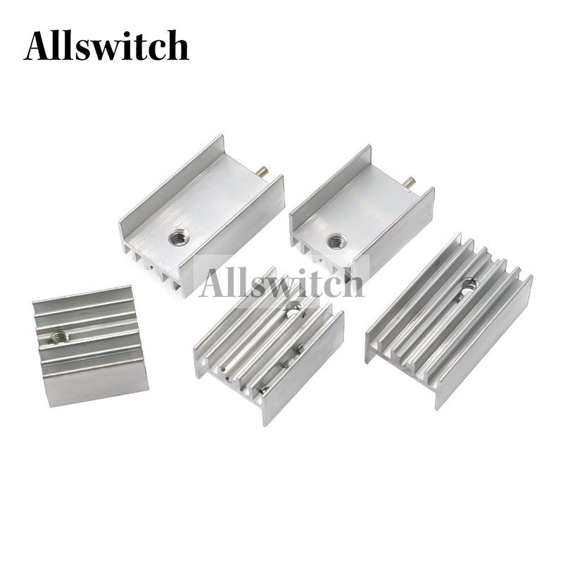 10pcs TO-220 Heatsink Aluminium TO 220 Heat Sink Transistor Radiator TO220 Cooler Cooling