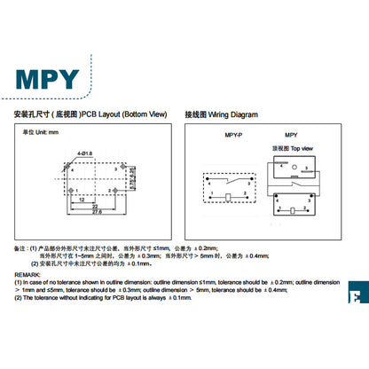 Power Relay for Microwave Oven, Water Heater & Air Conditioning Compatible with Midea, Gree, Haier MPL-112-A MPY-S-112-A MPQ4-S-112-A