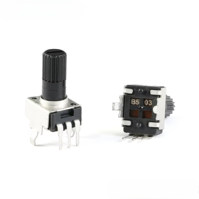 20Pcs RV09 Potentiometer 5K 10K 50K 100K Audio Potentiometer Adjustable Resistor 3pin Variable Resistors