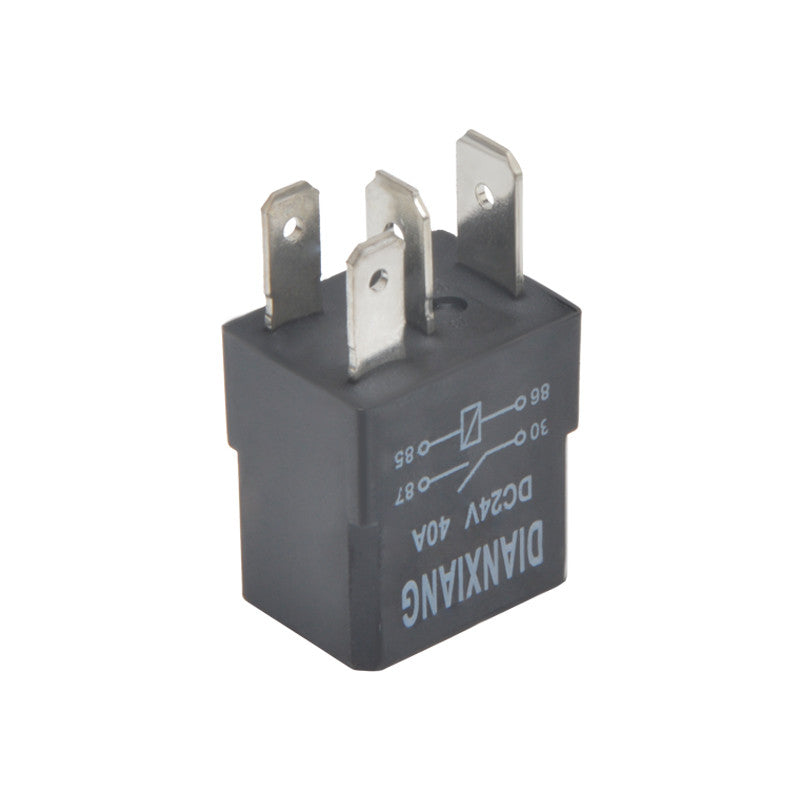 Universal Automotive Relay 4Pin 5Pin 40A 12V 24V with Socket Relay for Car Fuel Pump, Spray Lights, Air Conditioning Fan, Fog Lights and Electrical Systems