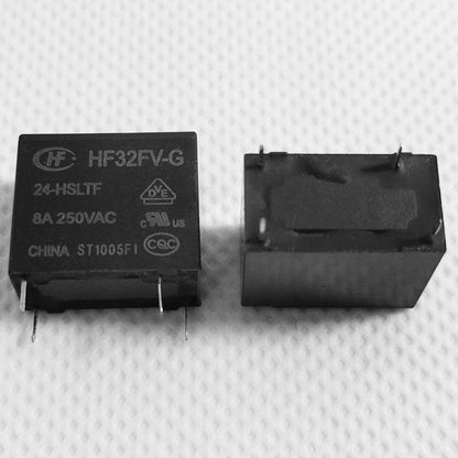 ‌2Pcs Original HF32FV HF32FV-G Power Relays HF32FV-5 HF32FV-12 HF32FV-24 HF32FV-G-3 HF32FV-G-5 HF32FV-G-6 HF32FV-G-9 HF32FV-G-12 HF32FV-G-24 HF32FV-G-48