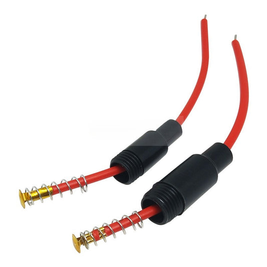 5Pcs Glass Fuse Holder 5×20mm/6×30mm High-Temperature Resistant Fuse Holder Screw Type with 16/18/20/22AWG Wire