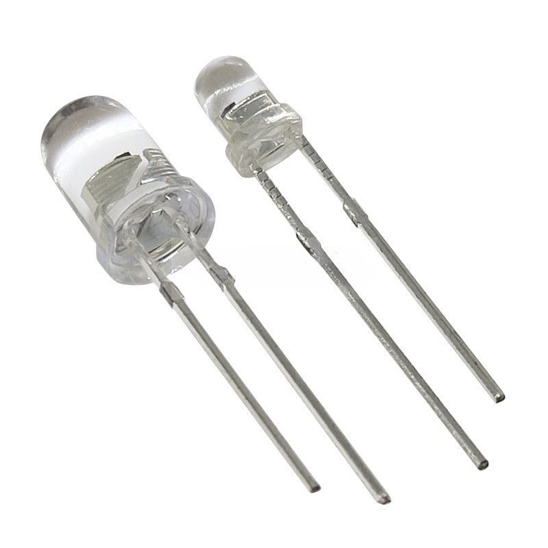 50Pcs F3/F5 3mm/5mm Full-Color RGB LED Red/Blue/Green Tri-Color LED Diode Fast flash/Slow flash High-Brightness Energy-Efficient Diodes