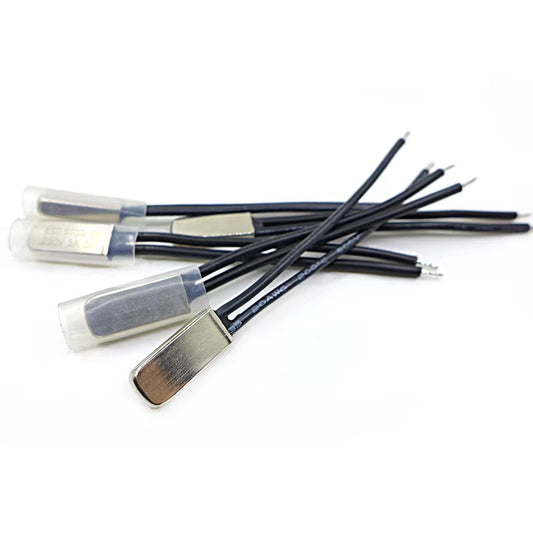 10/5Pcs KSD9700 Temperature Switch 250V5A Thermostat Thermal Switch Protector Fuse Normally Open Normally Closed 5A 250V 45C 55C 75C 80C 85C 90C 95C 100C 155C Degree