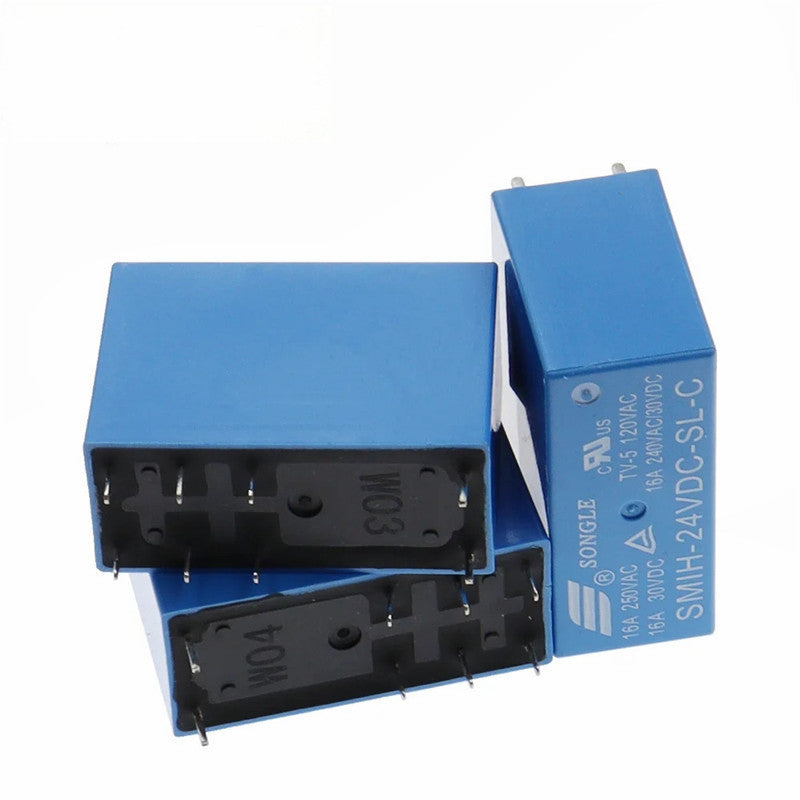 ‌SMIH-05V / 12V / 24V-SL-C Songle 8Pin SMIH Relay 16A 250VAC 30VDC NO/NC Power Relay