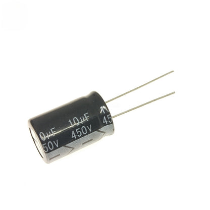 400V-450V Radial Lead Aluminum Electrolytic Capacitors 1μF/2.2μF/3.3μF/4.7μF/6.8μF/10μF/15μF/22μF/33μF/47μF/68μF/100μF/150μF Electrolytic Capacitors