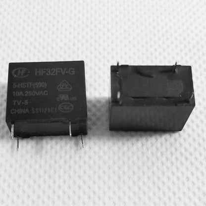 ‌2Pcs Original HF32FV HF32FV-G Power Relays HF32FV-5 HF32FV-12 HF32FV-24 HF32FV-G-3 HF32FV-G-5 HF32FV-G-6 HF32FV-G-9 HF32FV-G-12 HF32FV-G-24 HF32FV-G-48