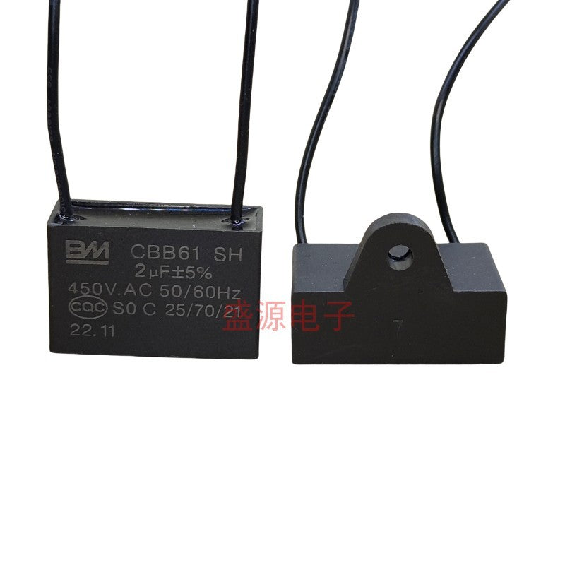 BM CBB61 Starting Capacitor for Fans, Exhaust Fans, Ceiling Fans, Floor Fans 1UF 1.2UF 1.5UF 1.8UF 2.5UF 3UF 4UF 5UF 6UF Motor Run Capacitor