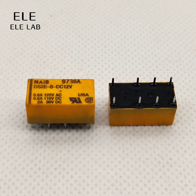 Original DS2Y DS2E Relay 8Pin 5V 12V 24V DS2Y-S DS2E-S DS2E-M