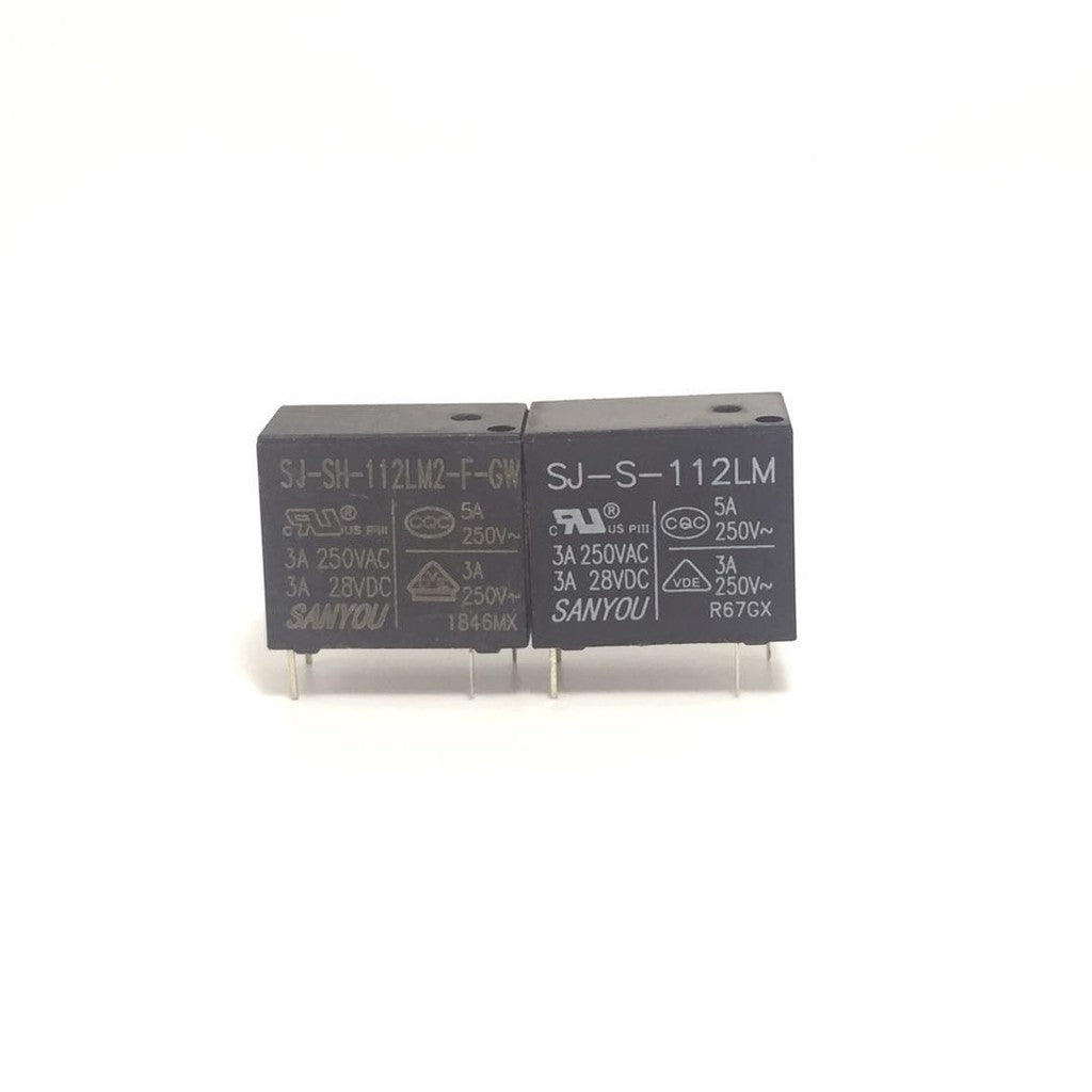 2Pcs SANYOU SJ-S Relay 4Pin Automotive Relay Universal Power Relay SJ-S-105DM 109 112 118 124DMH