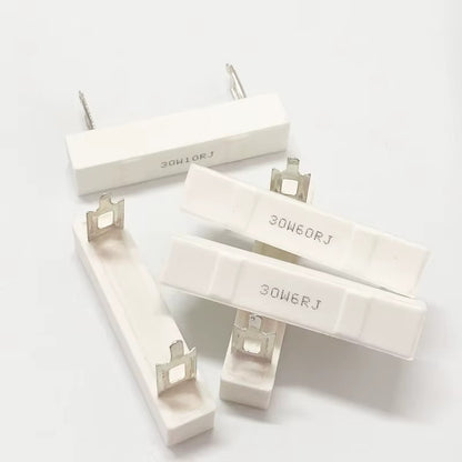 30W cement resistor speaker divider stage speaker High Power Ceramic Resistor 0.1R-50R