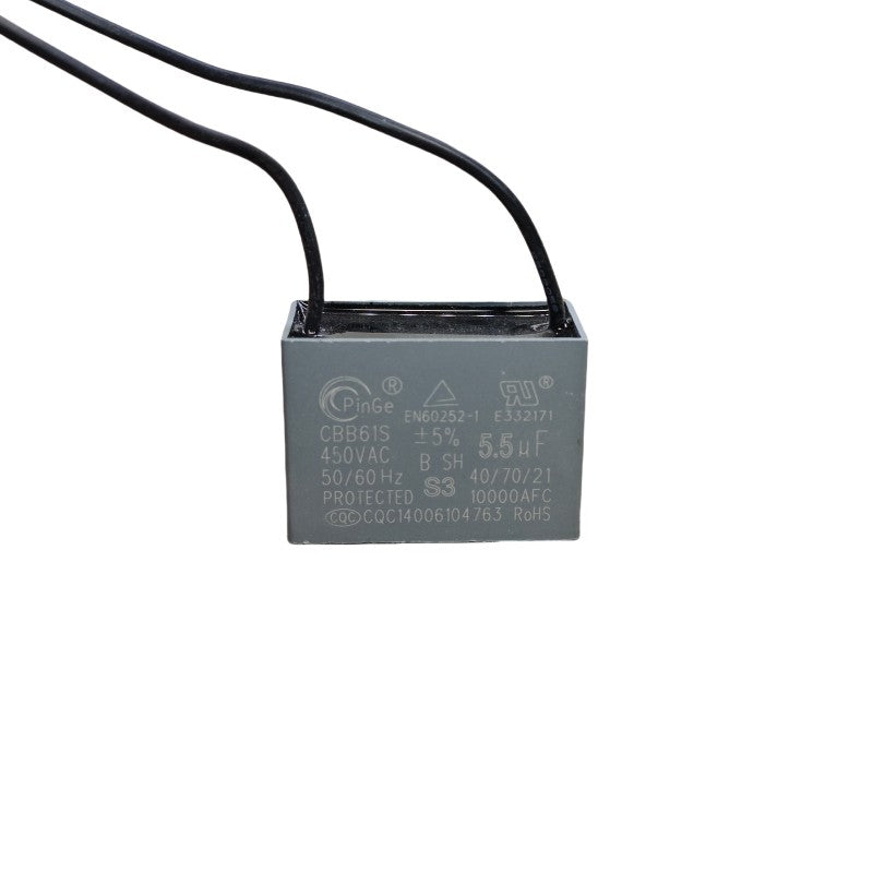 ‌Original CBB61 450V Capacitor 1UF 1.2UF 1.5UF 1.8UF 2UF 2.2UF 2.5UF 3UF 3.5UF 4UF 5UF 5.5UF 6UF 6.5UF 7UF 8UF 10UF for Fans, Range Hoods – Explosion-Proof Flame-Retardant
