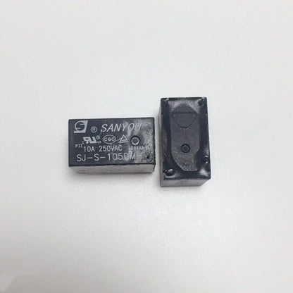 2Pcs SANYOU SJ-S Relay 4Pin Automotive Relay Universal Power Relay SJ-S-105DM 109 112 118 124DMH