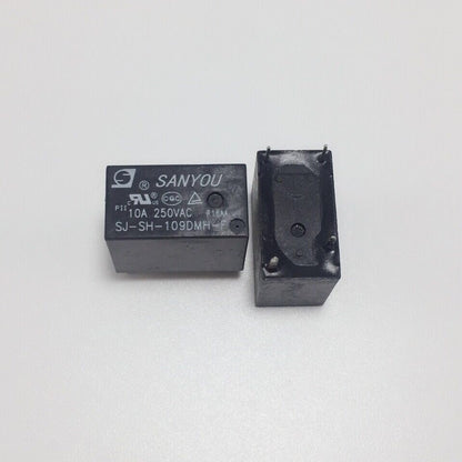 2Pcs SANYOU SJ-S Relay 4Pin Automotive Relay Universal Power Relay SJ-S-105DM 109 112 118 124DMH