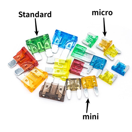 20Pcs Car Micro Mini StandardBlade Fuse - Multi-Range Current Protection 5A/7.5A/10A/15A/20A/30A/35A/40A