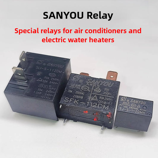 ‌SFK-112DM Relay for Water Heater & AC Control Boards Compatible with Midea Gree Haier SJ-S-112DM SJ-S-112DMH SFK-112DM SFK-112DM-E SLI-S-112DM SLI-S-112DMK