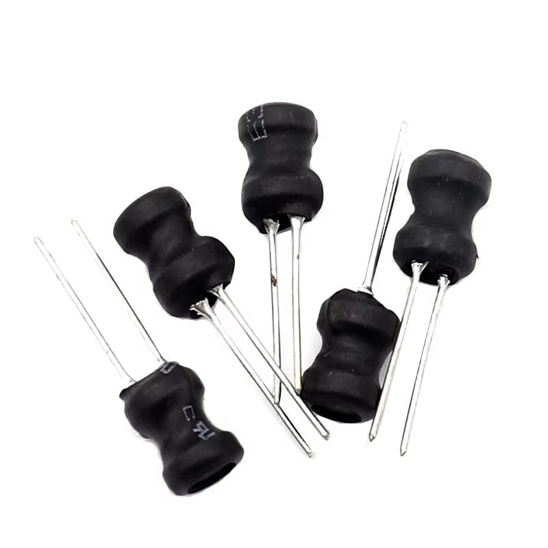40/20/10Pcs Power Inductor DIP 0608 6X8mm Inductance Copper Coil 4.7UH 10UH 22UH 33UH 47UH 68UH 100UH 220UH 330UH 470UH 680UH 1MH 10MH