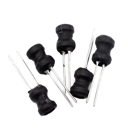 40/20/10Pcs Power Inductor DIP 0608 6X8mm Inductance Copper Coil 4.7UH 10UH 22UH 33UH 47UH 68UH 100UH 220UH 330UH 470UH 680UH 1MH 10MH