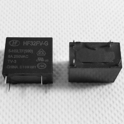 ‌2Pcs Original HF32FV HF32FV-G Power Relays HF32FV-5 HF32FV-12 HF32FV-24 HF32FV-G-3 HF32FV-G-5 HF32FV-G-6 HF32FV-G-9 HF32FV-G-12 HF32FV-G-24 HF32FV-G-48