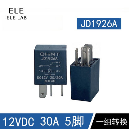 Automotive Relay JD1927A JD1926A JD2927A JD2926 12V 24V 30A for Fuel Pump, Air Conditioning, Cooling Fans in Trucks, Cars, and Commercial Vehicles