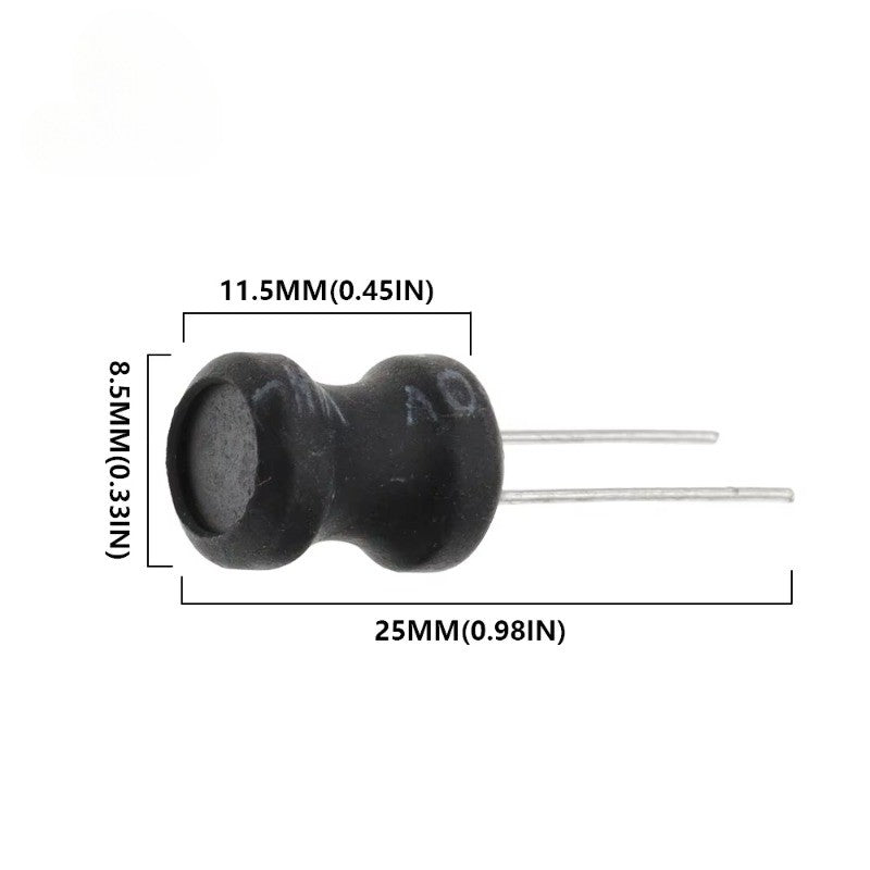 20/10Pcs Power Inductor DIP 0810 8X10mm 1UH 2.2UH 4.7UH 6.8UH 10UH 22UH 33UH 47UH 68UH 100UH 220UH 330UH 470uH 1MH 2.2MH 10MH Inductance