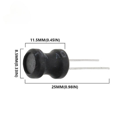 20/10Pcs Power Inductor DIP 0810 8X10mm 1UH 2.2UH 4.7UH 6.8UH 10UH 22UH 33UH 47UH 68UH 100UH 220UH 330UH 470uH 1MH 2.2MH 10MH Inductance