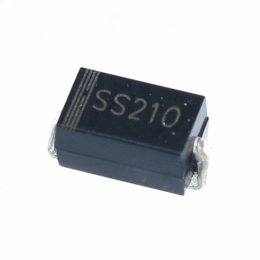 100Pcs SMA Package Diode SS110/SS210/SS220/SS310/SS320/SS510 Full Series Surface Mount Schottky Diodes DO-214AC High-Speed Rectification Devices