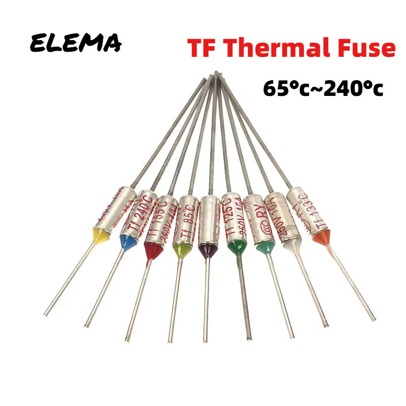TF Thermal Fuse RY 65Degrees -240Degrees TF thermal protector 10A250V Rice Cooker Temperature Fuse