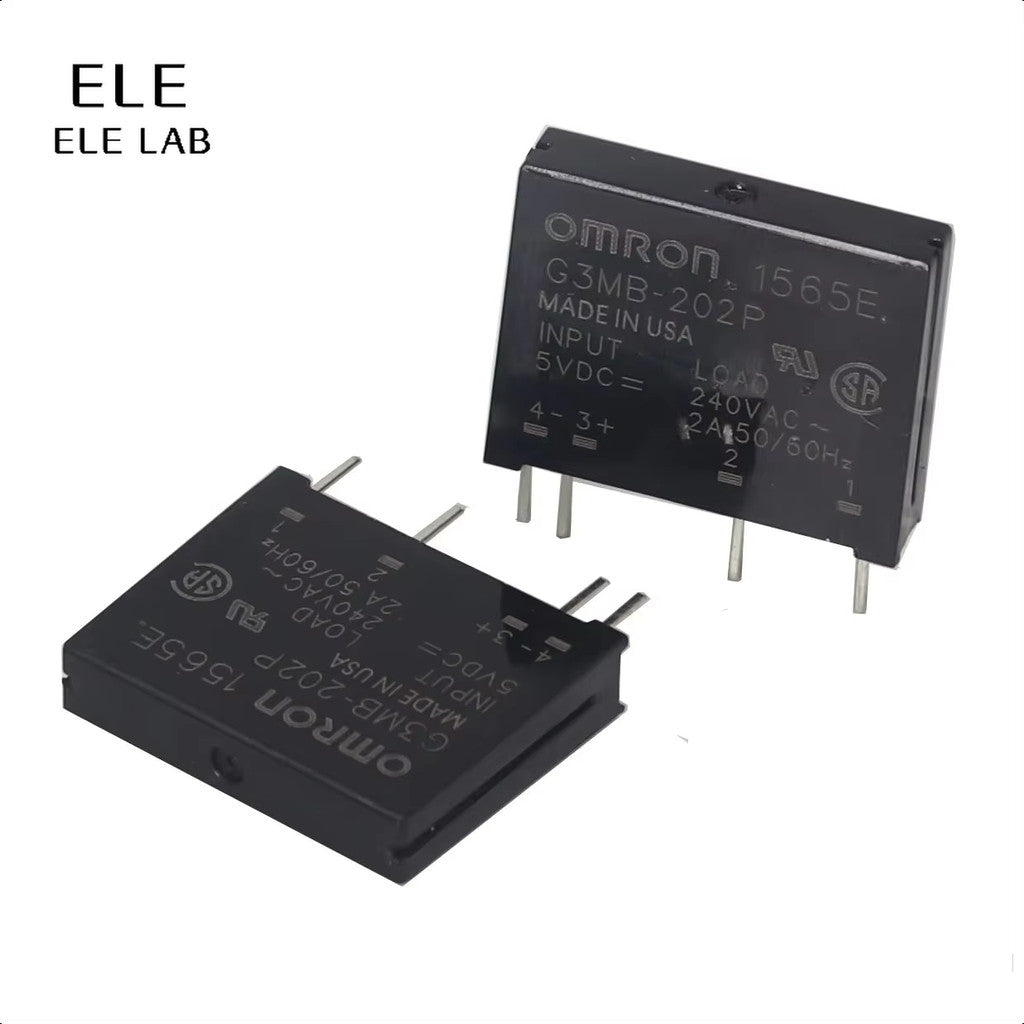 DC-AC Solid State Relay Module G3MB-202P G3MB 202P 5V 12V 24V PCB SIP SSR AC 240V 2A Snubber Circuit Resistor Relay Switch