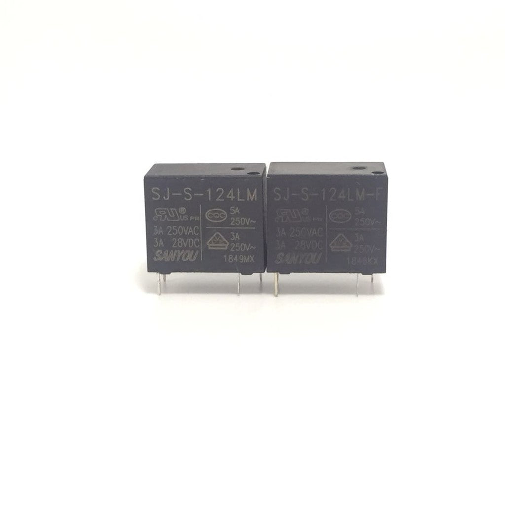 2Pcs SANYOU SJ-S Relay 4Pin Automotive Relay Universal Power Relay SJ-S-105DM 109 112 118 124DMH