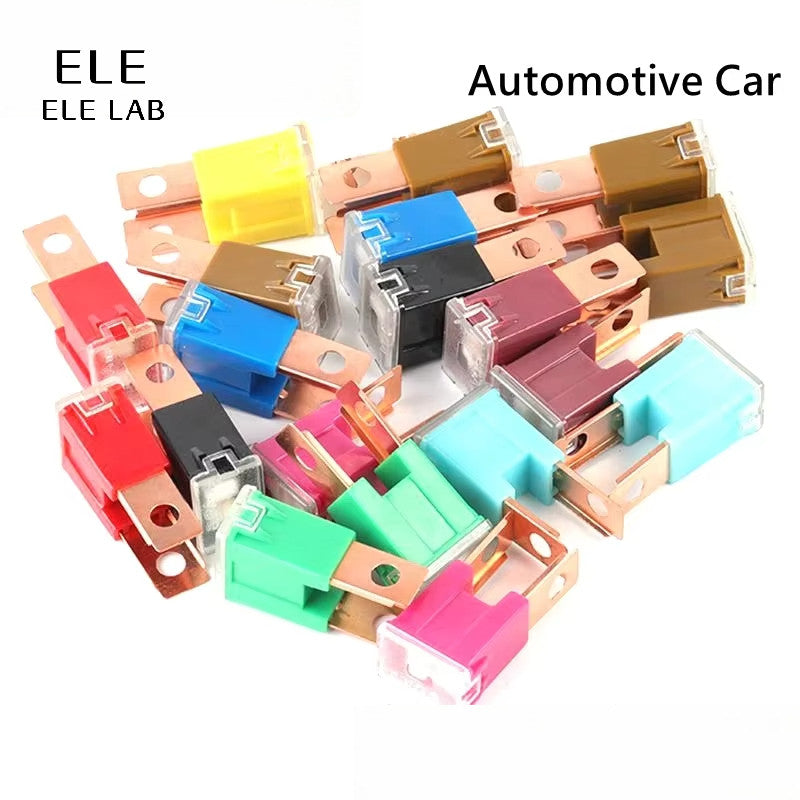 Heavy-Duty Automotive & Truck Generator Main Fuse Male 30A/40A/50A/60A/80A/100A/120A Large Square Blade Fuse