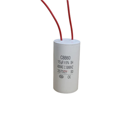 ‌Original Explosion-Proof CBB60 Start Run Capacitor 4UF 6UF 8UF 10UF 12UF 15UF 18UF 20UF 25UF 30UF 35UF 40UF 45UF 50UF 60UF for Water Pumps, Washing Machines, Motors, Hoist Cranes