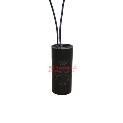 ‌CBB60 Start Run Capacitor 4UF 6UF 7UF 8UF 10UF 12UF 13UF 15UF 20UF 25UF 30UF 35UF 40UF 45UF 50UF 60UF Explosion-Proof Waterproof for Pumps, Washing Machines