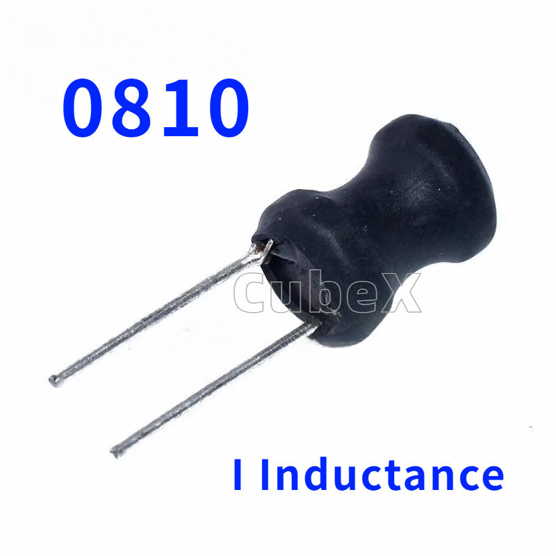 10Pcs 0810 I-Shaped Inductor High-Current Power Inductor 8×10mm 68μH 100μH 220μH 330μH 470μH 680μH