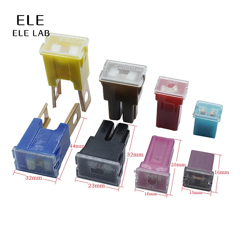 Heavy-Duty Automotive & Truck Generator Main Fuse Link Car Fuse Box Waterproof Socket 32V Male Female Connector 20A 30A 40A 50A 60A 70A 80A 90A 100A 120A