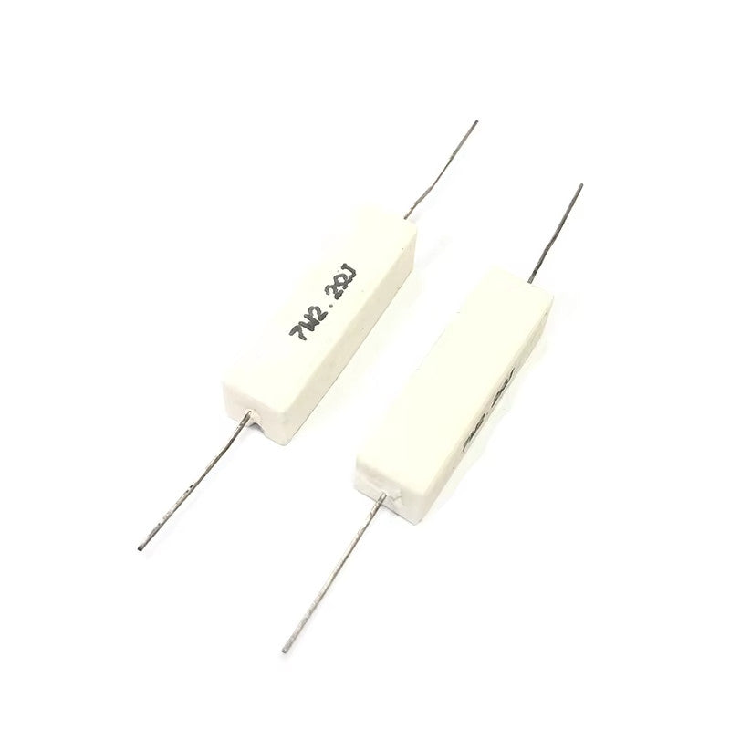 7W 5% Cement Resistor Audio Resistor horizontal lead porcelain shell ceramic resistor 0.47R/1R~33K
