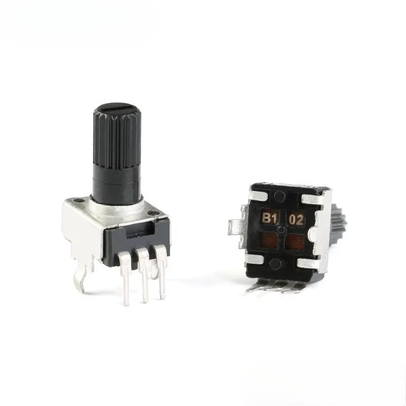20Pcs RV09 Potentiometer 5K 10K 50K 100K Audio Potentiometer Adjustable Resistor 3pin Variable Resistors
