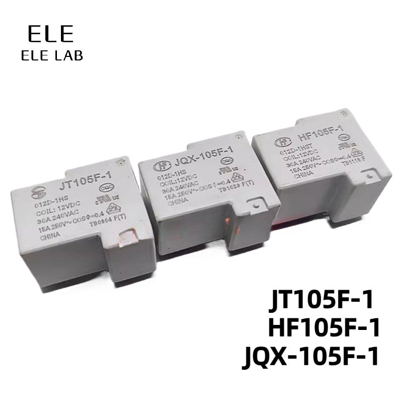 Power Relay Heavy-Duty Automotive / Industrial Relay HF/JQX-105F-1 4Pin 5Pin 12V 24V 220V HF2150-1A-12DE HF2150-1A-24DE for Trucks / Generators / Control Panels