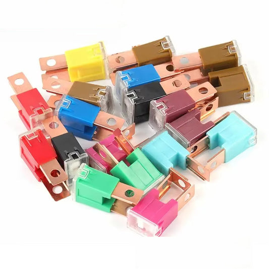 Heavy-Duty Automotive & Truck Generator Main Fuse Male 30A/40A/50A/60A/80A/100A/120A Large Square Blade Fuse